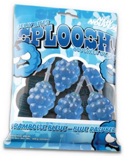 SPLOOSH! -  BOUCHÉES DE GELÉE SPLOOSH! - FRAMBOISE BLEUE (360G)