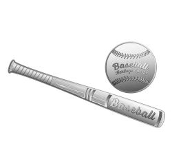 SPORTS PATRIMONIAUX -  BASEBALL - ENSEMBLE DE 2 PIÈCES EN ARGENT FIN -  PIÈCES DES ÎLES SALOMON 2022