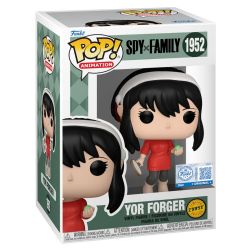 SPY X FAMILY -  FIGURINE POP! EN VINYLE DE YOR FORGER - CHANDAIL ROUGE - CHASE (10 CM) 1952