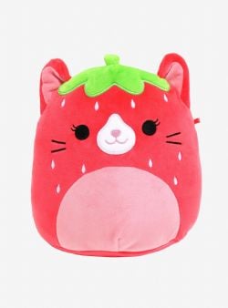 SQUISHMALLOWS -  OLMA LE CHAT FRAISE (20 CM) -  FOOD SQUAD