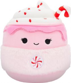 SQUISHMALLOWS -  PELUCHE DE ETHEL LE LATTE À LA MENTHE POIVRÉE (12 CM) -  CHRISTMAS SQUAD