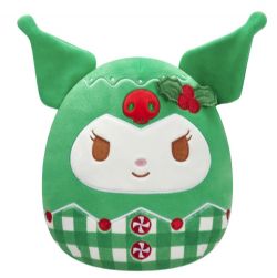 SQUISHMALLOWS -  PELUCHE DE KUROMI (20 CM) -  SANRIO CHRISTMAS SQUAD