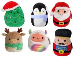 SQUISHMALLOWS -  PELUCHE DE NOËL ASSORTIES (30.5 CM) -  CHRISTMAS SQUAD
