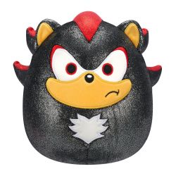 SQUISHMALLOWS -  PELUCHE DE SHADOW MÉTALISÉE (20 CM) -  SEGA METALLIC SQUAD - SONIC THE HEDGEHOG