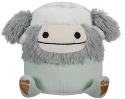 SQUISHMALLOWS -  PELUCHE EVITA LE BIGFOOT GRIS AVEC CHAPEAU (20 CM) -  CHRISTMAS SQUAD