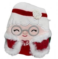 SQUISHMALLOWS -  PELUCHE NICOLETTE MES.CLAUS AVEC BANDEAU ET CAPE (20 CM) -  CHRISTMAS SQUAD