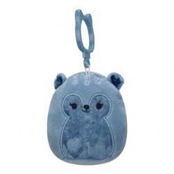 SQUISHMALLOWS -  PORTE-CLÉ DE BRUNHILDA L'ÉCUREUIL EN VELOUR (9 CM) -  VELVET SQUAD