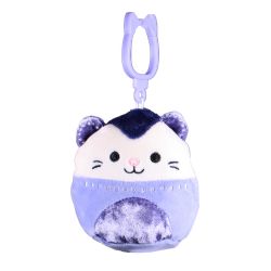 SQUISHMALLOWS -  PORTE-CLÉS DE BLANCHE L'OPOSSUM (9 CM) -  EVERYDAY SQUAD