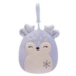 SQUISHMALLOWS -  PORTE-CLÉS DE FARRYN LE FAON (9 CM) -  CHRISTMAS SQUAD