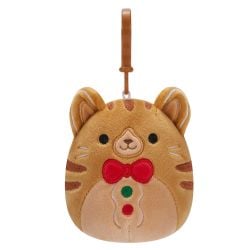 SQUISHMALLOWS -  PORTE-CLÉS DE JONES LE CHAT (9 CM) -  CHRISTMAS SQUAD