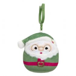 SQUISHMALLOWS -  PORTE-CLÉS DE NICK LE PÈRE NOËL ET SON COSTUME VERT (9 CM) -  CHRISTMAS SQUAD