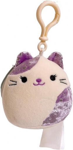 SQUISHMALLOWS -  PORTE-CLÉS DE RUNE LE CHAT (9 CM) -  SPRING VELVET SQUAD