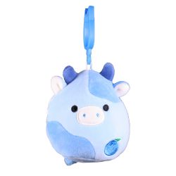 SQUISHMALLOWS -  PORTE-CLÉS DE RUTANYA LA VACHE BLEUET (9 CM) -  EVERYDAY SQUAD
