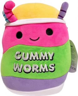 SQUISHMALLOWS -  SILVER LES GUMMY WORMS (20 CM) -  NEON FOODS SQUAD