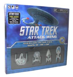 STAR TREK : ATTACK WING -  FEDERATION FACTION PACK - SHIPS OF THE LINE (ANGLAIS)