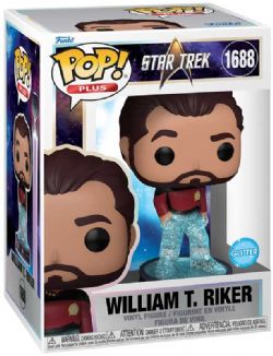 STAR TREK -  FIGURINE POP!PLUS EN VINYLE DE WILLIAM T.RIKER (10 CM) -  TRANSPORTER 1688