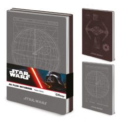STAR WARS -  2 CARNETS DE NOTES FLEXIBLES - EMPIRE