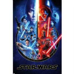 STAR WARS -  AFFICHE LA SAGA DE SKYWALKER (56 CM X 86.5 CM)