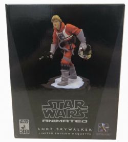 STAR WARS -  ANIMATED LUKE SKYWALKER LIMITED EDITION MAQUETTE (2628/4500) - BOÎTE USAGÉE