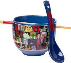 STAR WARS -  BOL À RAMEN AVEC BAGUETTES ET CUILLÈRE ALLIÉS ET ENEMIS (591 ML)