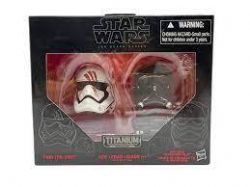 STAR WARS -  CASQUES DE TITANE DE FINN ET DE PILOTE DE CHASSE DU PREMIER ORDRE -  THE BLACK SERIES 05