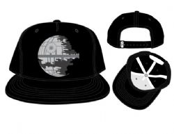 STAR WARS -  CASQUETTE NOIRE AVEC ÉTOILE DE LA MORT II EN MÉTAL