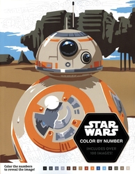 STAR WARS -  COLOR BY NUMBER - INCLUDES OVER 100 IMAGES