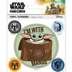 STAR WARS -  ENSEMBLE DE 5 AUTOCOLLANTS EN VINYLE - 