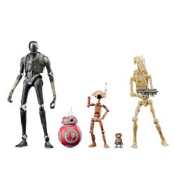 STAR WARS -  ENSEMBLE DE FIGURINES DROID DÉPOT (15 CM) -  THE BLACK SERIES