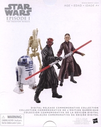 STAR WARS -  ENSEMBLE DE FIGURINES - EPISODE I -  DIGITAL RELEASE COMMEMORATIVE COLLECTION