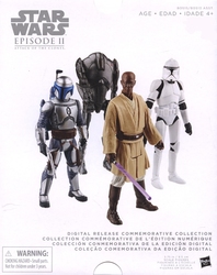 STAR WARS -  ENSEMBLE DE FIGURINES - EPISODE II -  DIGITAL RELEASE COMMEMORATIVE COLLECTION