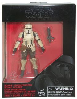 STAR WARS -  FIGURINE DE CHEF D'ESCOUADE STORMTROOPER DE SCARIF -  THE BLACK SERIES