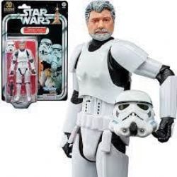 STAR WARS -  FIGURINE DE GEORGE LUCAS (DÉGUISÉ EN STORMTROOPER) (15 CM) -  THE BLACK SERIES