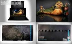 STAR WARS -  FIGURINE DE JABBA LE HUTT ET SALACIOUS CRUMB (15 CM) -  THE BLACK SERIES