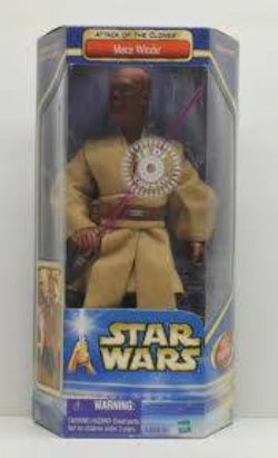 STAR WARS -  FIGURINE DE MACE WINDU (30 CM) -  SAGA - PHASE 1