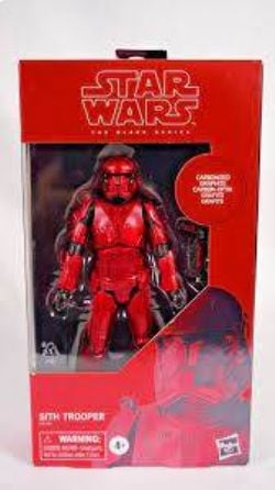 STAR WARS -  FIGURINE DE SITH TROOPER    (CARBONISÉ) (15 CM) -  THE BLACK SERIES 92