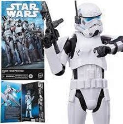 STAR WARS -  FIGURINE DE SOLDAT CLONE SCAR MIC (15 CM) -  THE BLACK SERIES