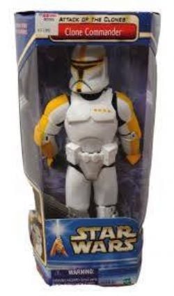 STAR WARS -  FIGURINE DE SOLDAT COMMANDANT CLONE (30 CM) -  SAGA - PHASE 1