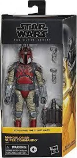 STAR WARS -  FIGURINE DE SUPER COMMANDO MANDALORIEN (15 CM) -  THE BLACK SERIES