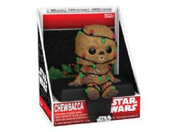 STAR WARS -  FIGURINE POP! EN VINYLE DE CHEWBACCA DES FÊTES (10 CM) -  POP! PORTE-BAS DE NOËL