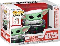 STAR WARS -  FIGURINE POP! EN VINYLE DE GROGU AVEC LANDAU (10 CM) -  LE MANDALORIEN 746