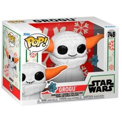 STAR WARS -  FIGURINE POP! EN VINYLE DE GROGU BONHOMME DE NEIGE (10 CM) -  LE MANDALORIEN 748