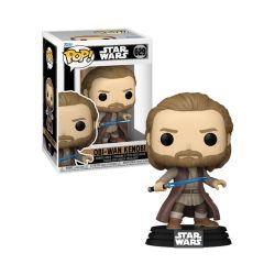 STAR WARS -  FIGURINE POP! EN VINYLE DE OBI-WAN KENOBI - POSITION DE COMBAT (10 CM) -  OBI-WAN 629