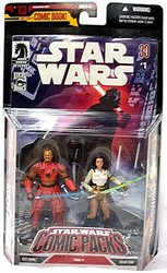 STAR WARS -  FIGURINES DE BULTAR SWAN & KOFFI ARANA (9 CM) AVEC COMIC DE 