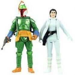 STAR WARS -  FIGURINES DE PRINCESSE LEIA & TOBBI DALA (9 CM) AVEC COMIC DE 