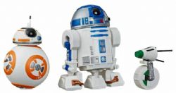 STAR WARS -  FIGURINES DE R2-D2, BB-8 ET D-0