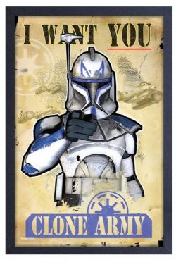 STAR WARS -  IMAGE ENCADRÉE - 