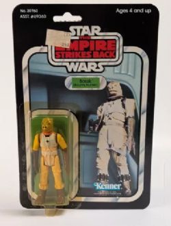 STAR WARS -  KENNER 1981 BOSSK BOUNTY HUNTER SUR41 DOS L'EMPIRE CONTRE-ATTAQUE CARTE STAR WARS -  L'EMPIRE CONTRE ATTAQUE