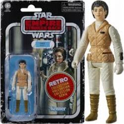 STAR WARS -  L'EMPIRE CONTRE ATTAQUE - FIGURINE DE LEIA (HOTH) (9 CM) -  SÉRIE RÉTRO