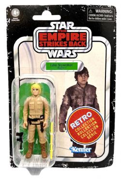 STAR WARS -  L'EMPIRE CONTRE ATTAQUE - FIGURINE DE LUKE SKYWALKER (BESPIN) (9 CM) -  SÉRIE RÉTRO